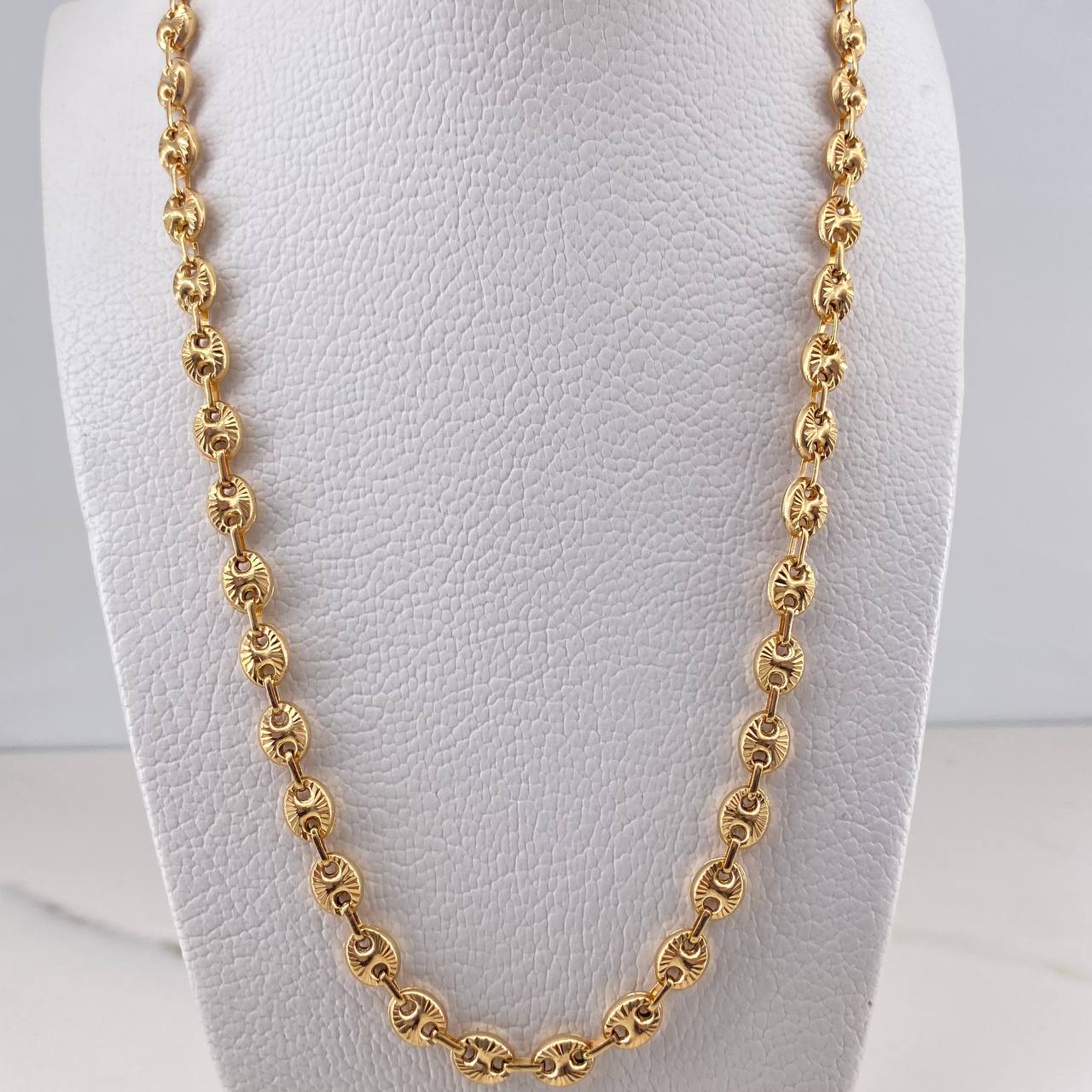 Cadena GC 13.1gr / 60cm / 5.3mm Diamantada Oro Amarillo 18K $