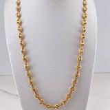 Cadena GC 13.1gr / 60cm / 5.3mm Diamantada Oro Amarillo 18K $