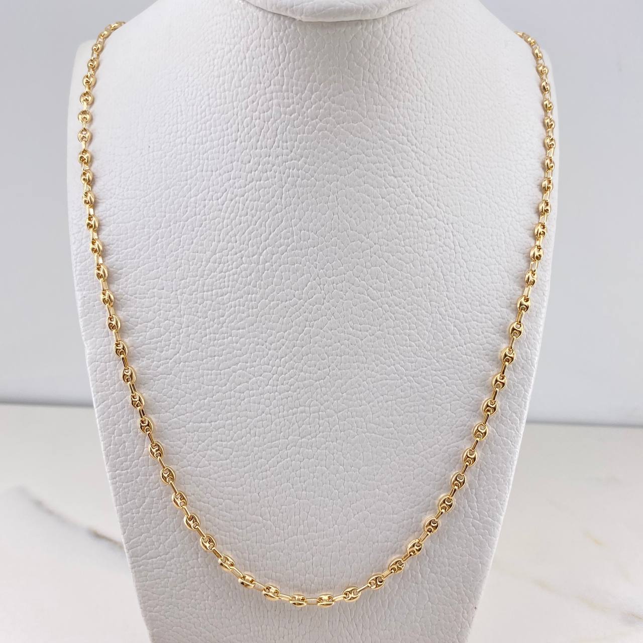 Cadena GC 7.05gr / 60cm / 3.3mm Lisa Oro Amarillo 18K $