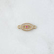 Herraje Ojo Turco 0.5gr / 1.4cm / Circones Blancos Fucsia Oro Amarillo 18K *