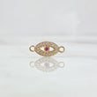 Herraje Ojo Turco 0.55gr / 1.5cm / Circones Blancos Fucsia Oro Amarillo 18K ©