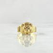 Anillo León Liso 1.05gr / T4 3/4 / Oro Amarillo 18K ©