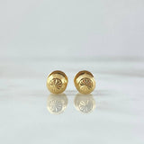 Topos Media Bola 0.6gr / 5mm Diamantado Lineal Oro Amarillo 18K ©