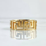 Anillo Tribal 5.4gr / T10 3/4 / Oro Amarillo 18K