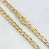 Cadena Panzer 33.4gr / 55cm / 4.8mm Oro Amarillo +1 18K *