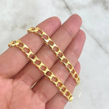 Cadena Panzer 33.4gr / 55cm / 4.8mm Oro Amarillo +1 18K *