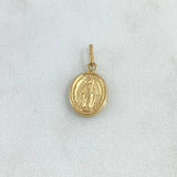 Dije Virgen Milagrosa 0.6gr / 2cm / Lisa Oro Amarillo 18K ©