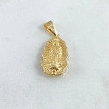 Dije Virgen Guadalupe 1.75gr / 3.4cm / Silueta Troquelada Oro Amarillo 18K