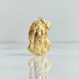 Dije Rostro Jesús 2.15gr / 3.6cm / Liso Oro Amarillo 18K ©