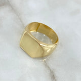 Fabricacion Bajo Pedido Anillo Placa 13gr / Oro Amarillo 18K