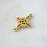 Fabricacion Bajo Pedido Herraje Estrella Floreada 5gr / Oro Amarillo 18K