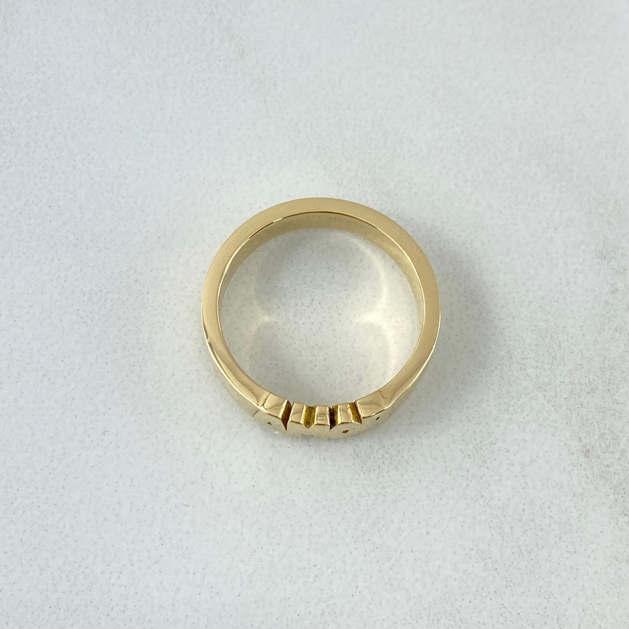 Fabricacion Bajo Pedido Anillo Amor 6gr / Oro Amarillo 18K