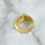 Fabricacion Bajo Pedido Anillo Nombre Liso 13gr / Oro Amarillo 18K