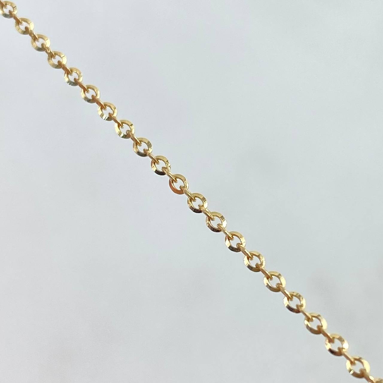 Cadena Aro Seguido 1.75gr / 50cm / 1.1mm Diamantada Oro Amarillo +3 18K