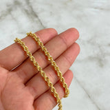 Cadena Lazo 10.75gr / 60cm / 3.8mm Oro Amarillo +3 18K