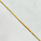 Cadena Veneciana 3.45gr / 45cm / 1.1mm Oro Amarillo +3 18K