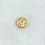 Herraje San Benito 0.45gr / 1cm / Tambor Oro Amarillo 18K ©