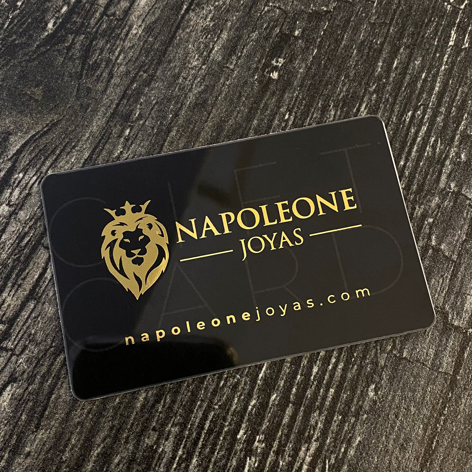 Gift Card Gold Lion