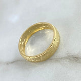 Fabricacion Bajo Pedido Anillo Argolla Latido Cardiaco 6gr / Oro Amarillo *