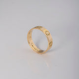 Anillo Argolla Tornillo 3.15gr / T7 1/2 / Oro Amarillo $