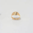 Anillo Rustico 1.85gr / T11 1/2 / Rayado Oro Amarillo $