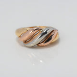 Anillo Olas 3.9gr / T5 3/4 / Tres Oros $