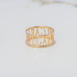 Anillo Bv Rustico 3.1gr / T9 / Oro Amarillo $