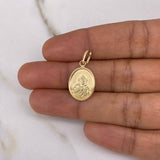 Dije Sagrado Corazon 0.85gr / 2.5cm / Virgen Del Carmen Oro Amarillo &