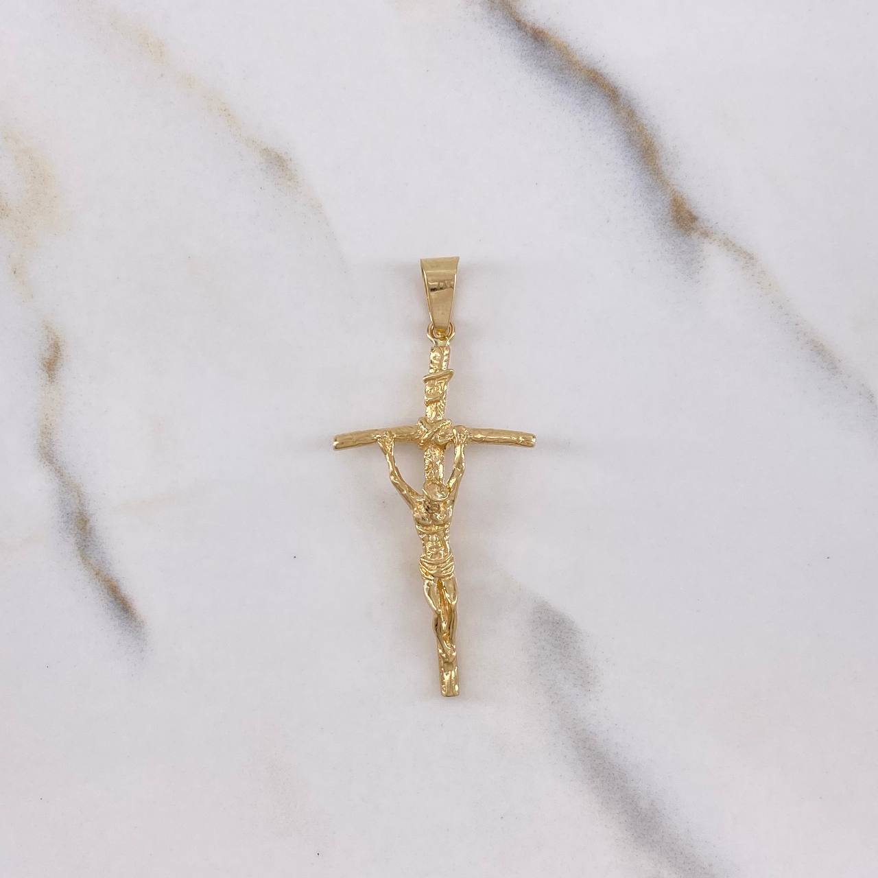 Dije Cruz Cristo 4.1gr / 4.5cm / Oro Amarillo $