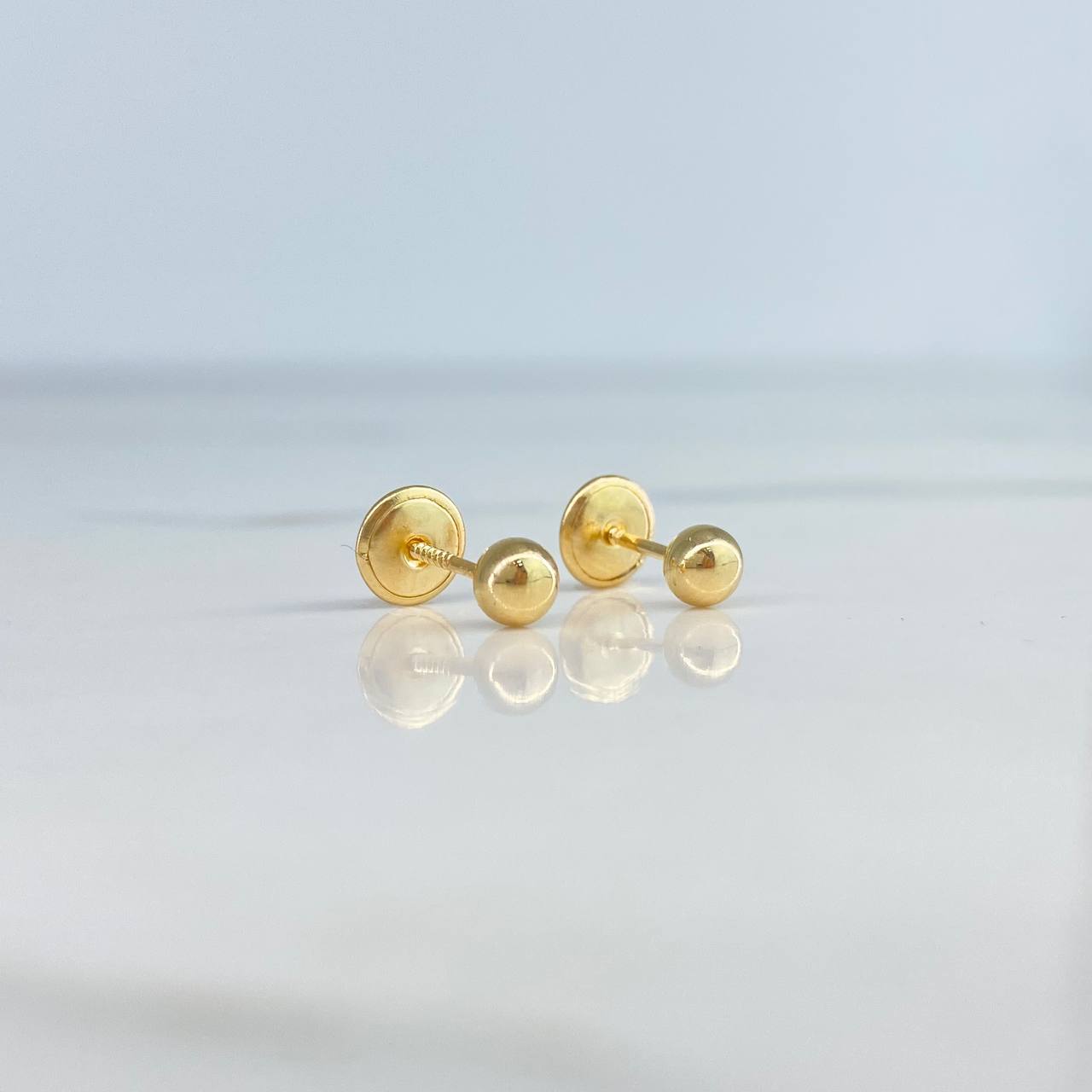 Topos Bola 0.4gr / 3mm Lisa Oro Amarillo &