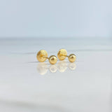 Topos Bola 0.4gr / 4mm Lisa Oro Amarillo &