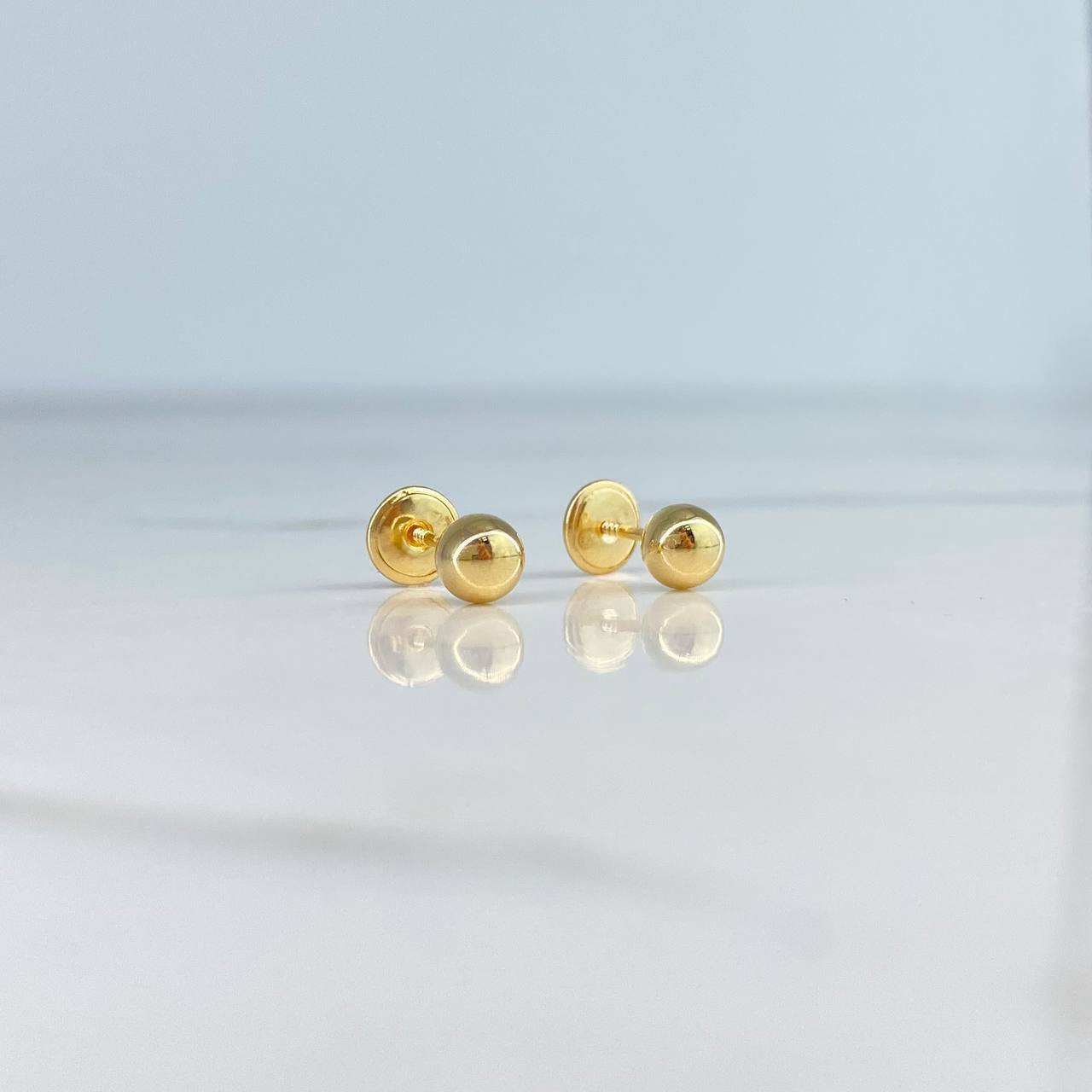 Topos Bola 0.45gr / 5mm Lisa Oro Amarillo &