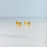 Topos Bola 0.45gr / 5mm Lisa Oro Amarillo &