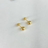 Topos Bola 0.55gr / 6mm Lisa Oro Amarillo &