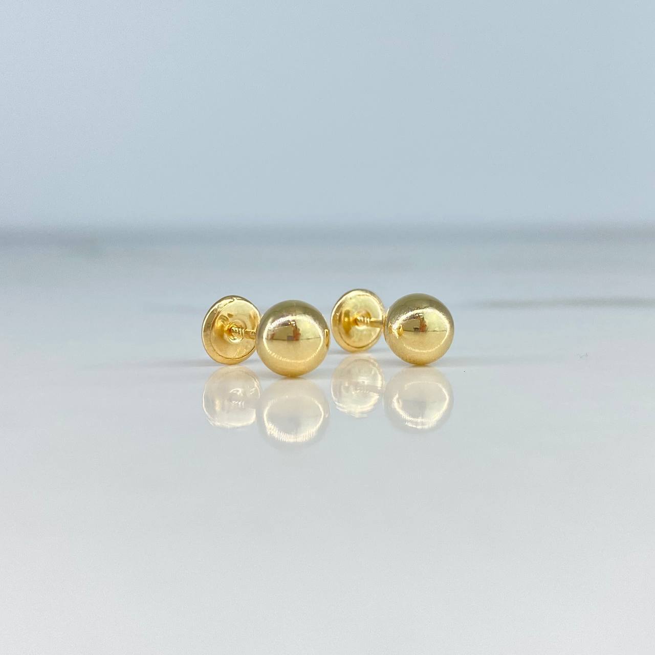 Topos Bola 0.55gr / 6mm Lisa Oro Amarillo &