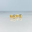 Topos Bola 0.55gr / 6mm Lisa Oro Amarillo &