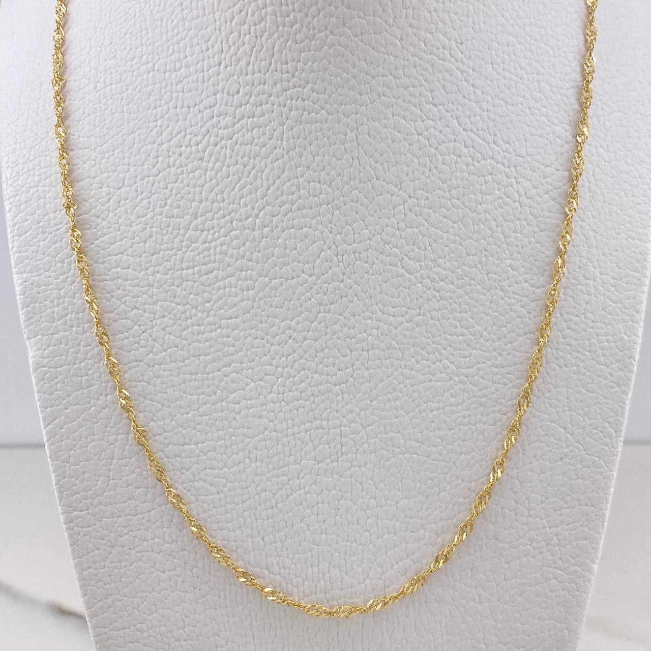 Cadena Singapur 3.65gr / 60cm / 2mm Oro Amarillo +3 $