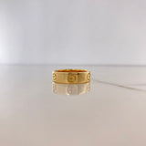 Anillo Argolla Tornillo 8.65gr / T9 1/4 / Oro Amarillo $