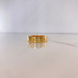 Anillo Argolla Tornillo 8.65gr / T9 1/4 / Oro Amarillo $