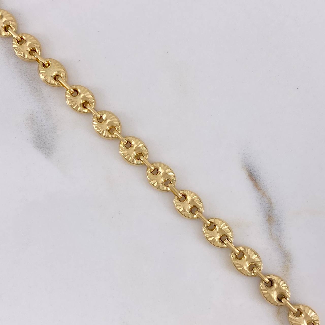 Pulso GC 6.4gr / 23cm / 5.6mm Diamantado Oro Amarillo 18K $