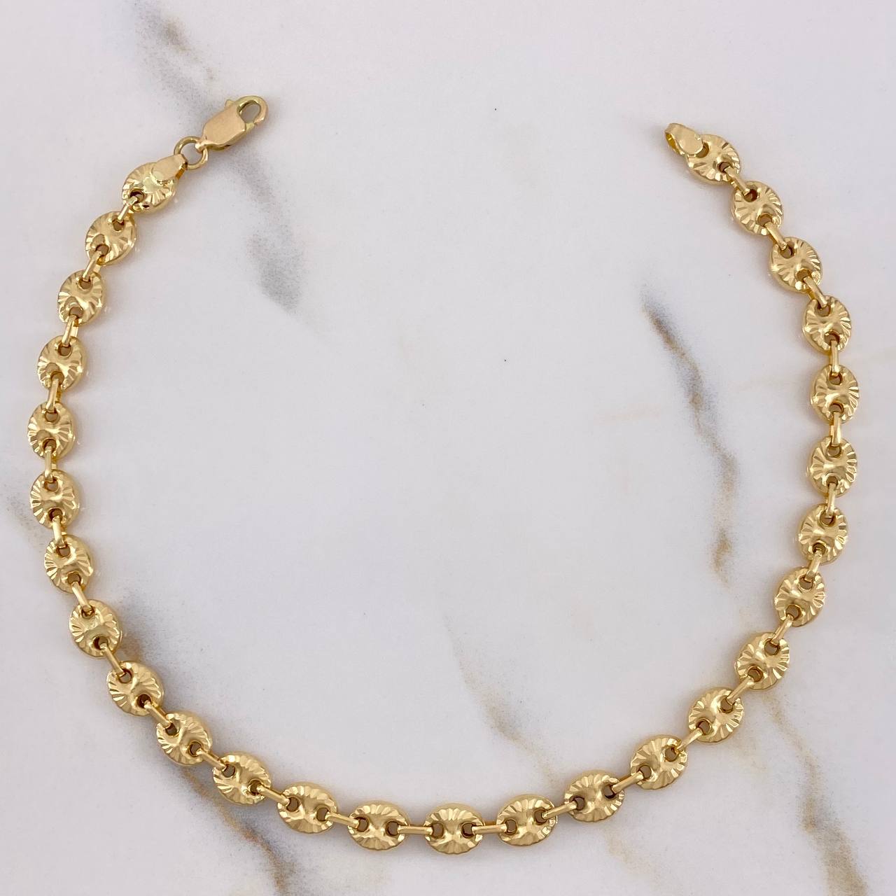 Pulso GC 6.4gr / 23cm / 5.6mm Diamantado Oro Amarillo 18K $