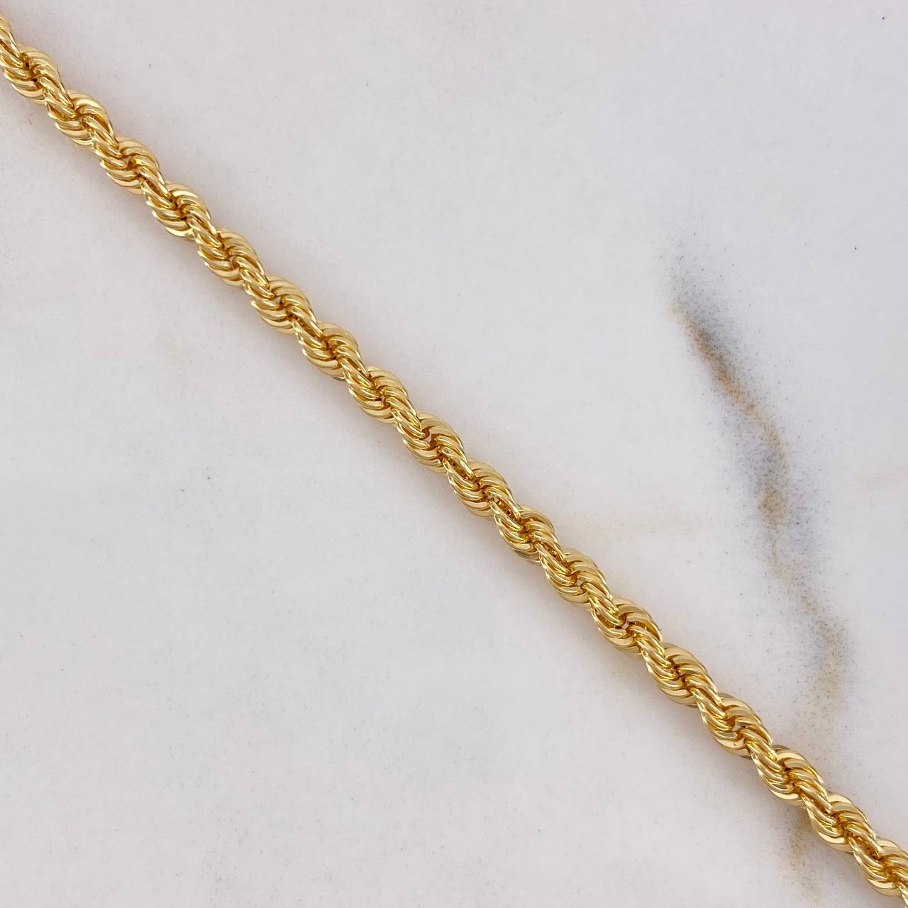 Cadena Lazo 5.45gr / 60cm / 2.6mm Oro Amarillo +3 18K $