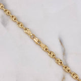 Cadena GC 12.5gr / 60cm / 4.1mm Diamantada Oro Amarillo 18K $