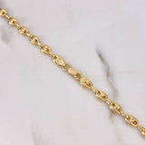 Cadena GC 9.3gr / 60cm / 4mm Oro Amarillo 18K $