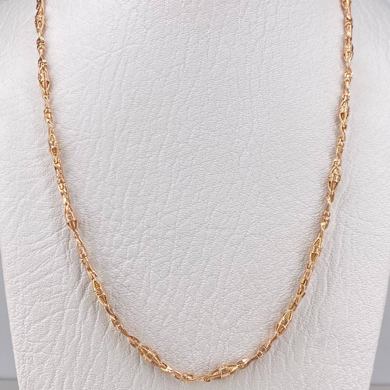 Cadena Dubai 33.2gr / 65cm / 4.1mm Oro Rosa 18K $