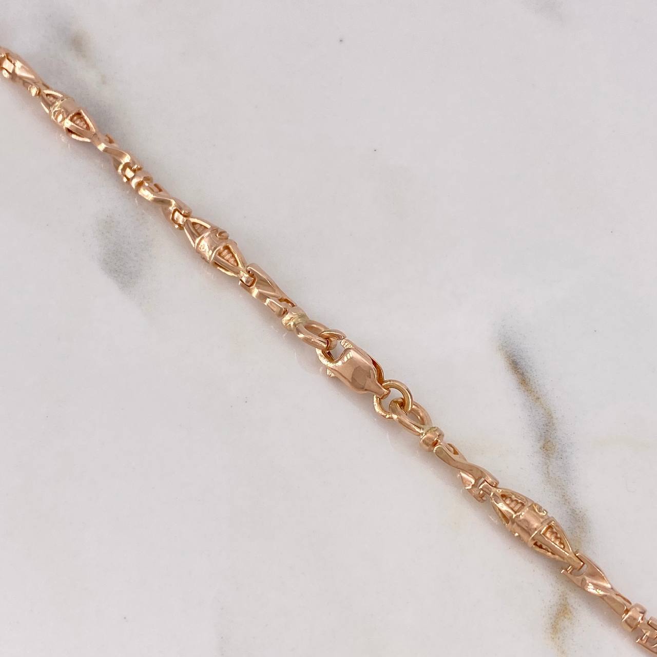 Cadena Dubai 33.2gr / 65cm / 4.1mm Oro Rosa 18K $