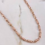 Cadena Rustica 14.05gr / 60cm / 4.2mm Oro Rosa 18K $