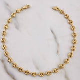 Tobillera GC 5.1gr / 25cm / 5.1mm Oro Amarillo 18K $