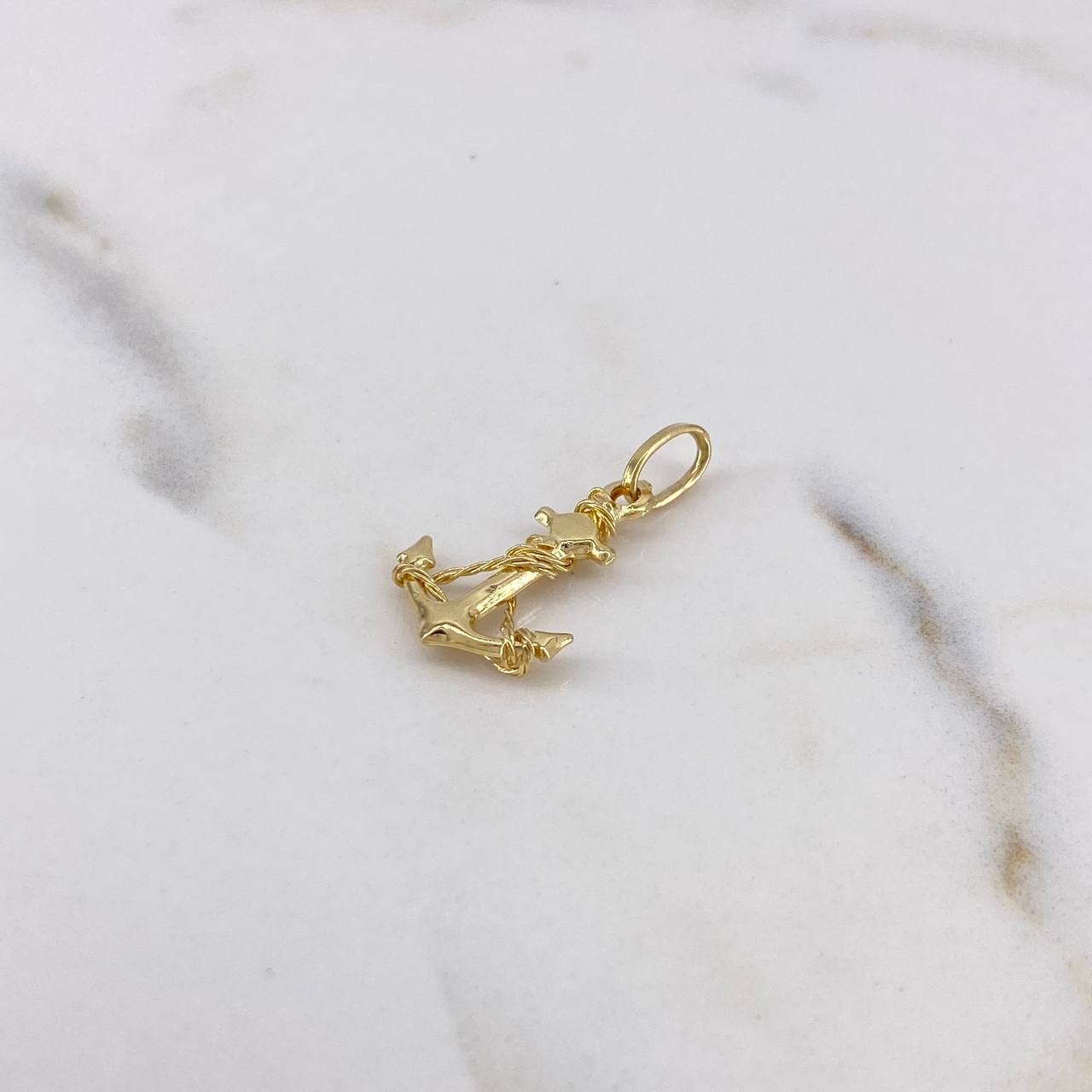 Dije Ancla 1.1gr / 2.5cm / Oro Amarillo +4 18K $