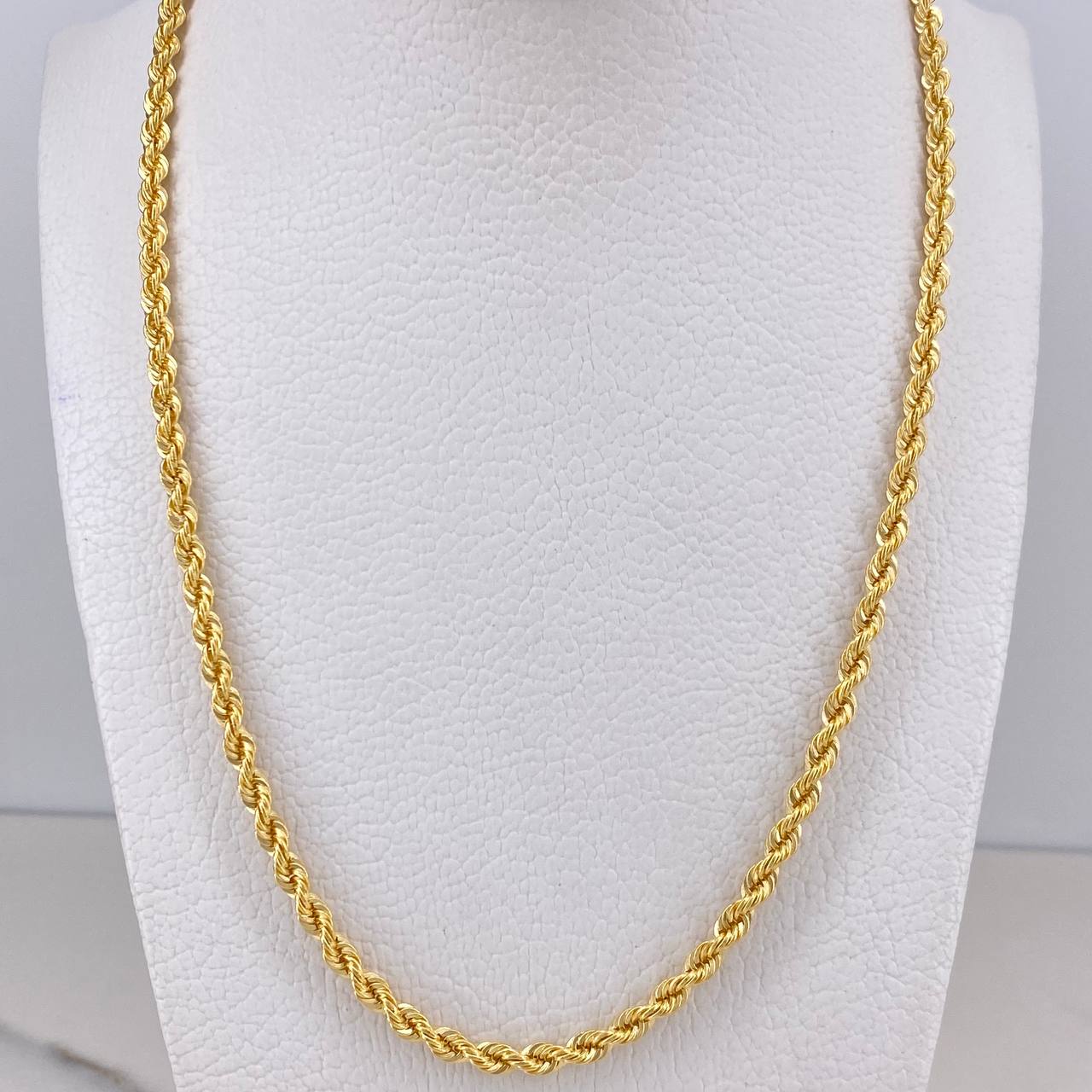 Cadena Lazo 7.95gr / 60cm / 3.3mm Oro Amarillo +3 18K $